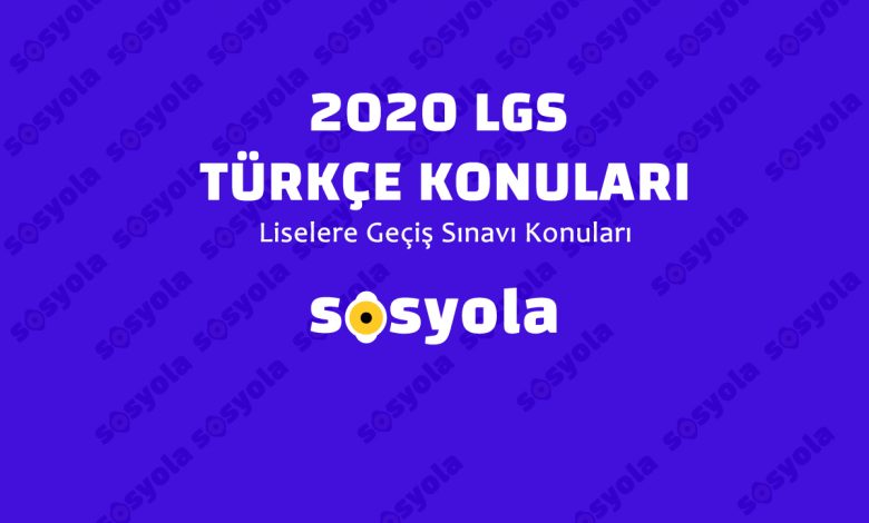LGS Türkçe Konuları