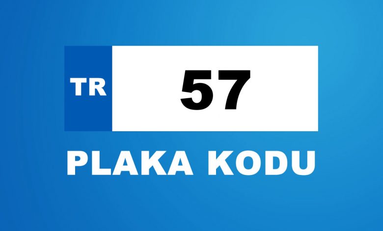 57 plaka kodu
