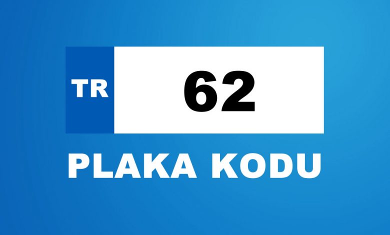 62 plaka kodu