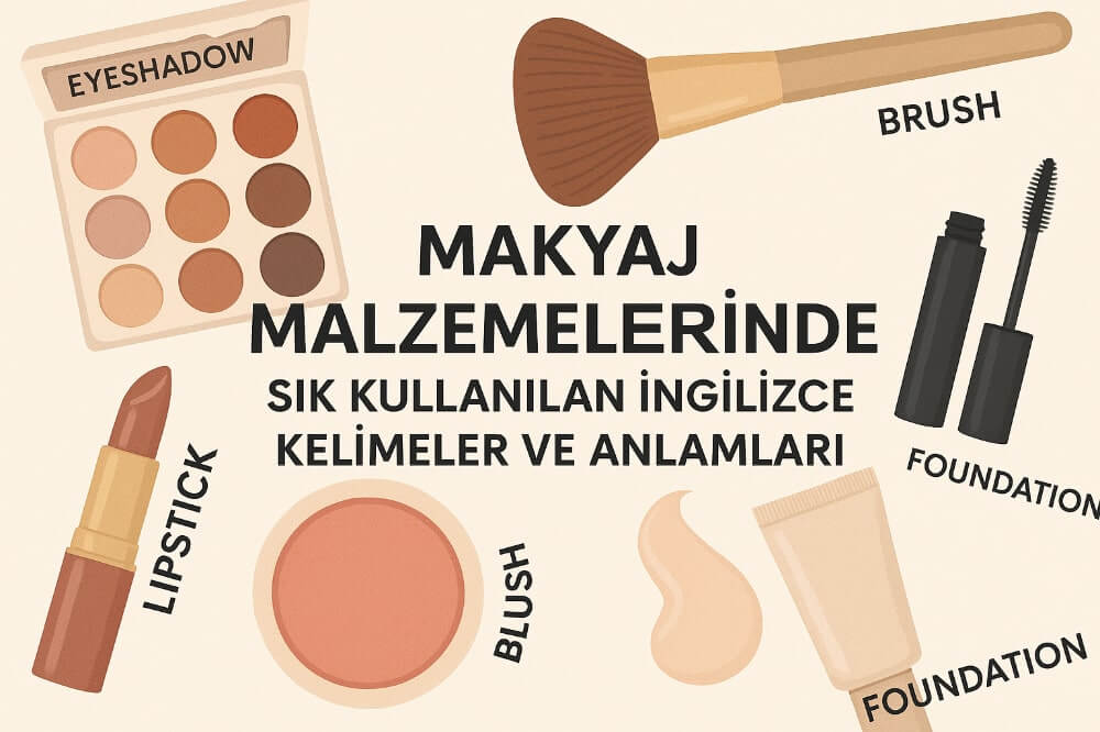 Makyaj Malzemelerinde Sık Kullanılan İngilizce Kelimeler ve Anlamları