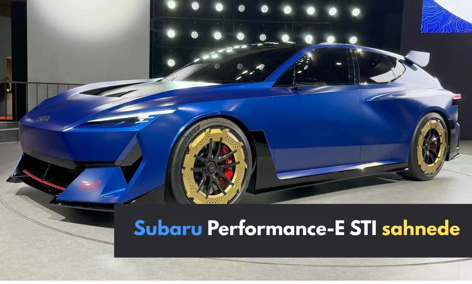 Subaru Performance-E STI: Elektrikli Gücün Yeni Nesil Ruhuyla Buluşması