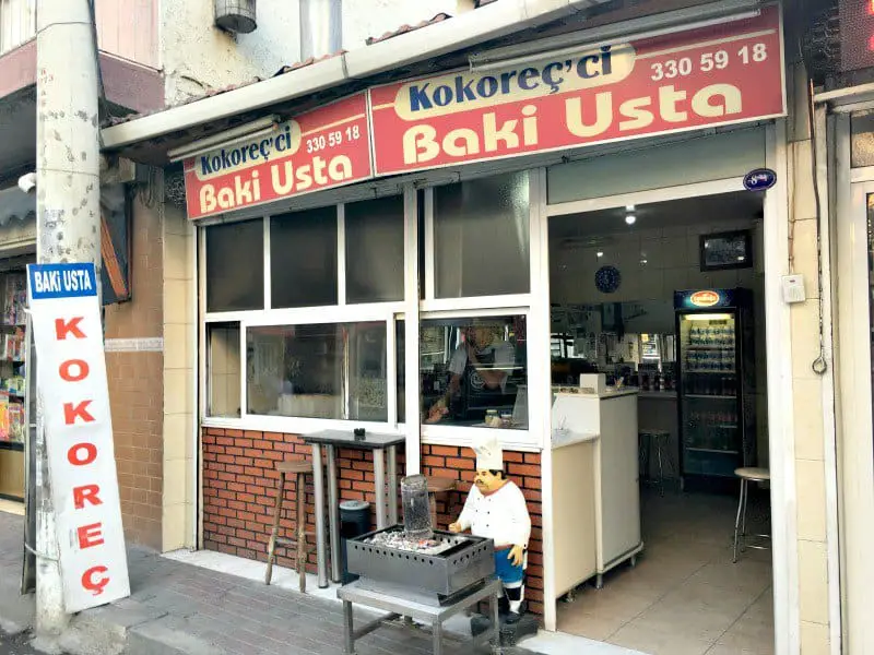 izmir kokoreççi baki usta