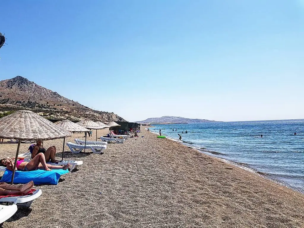 gökçeada gizli liman plajı