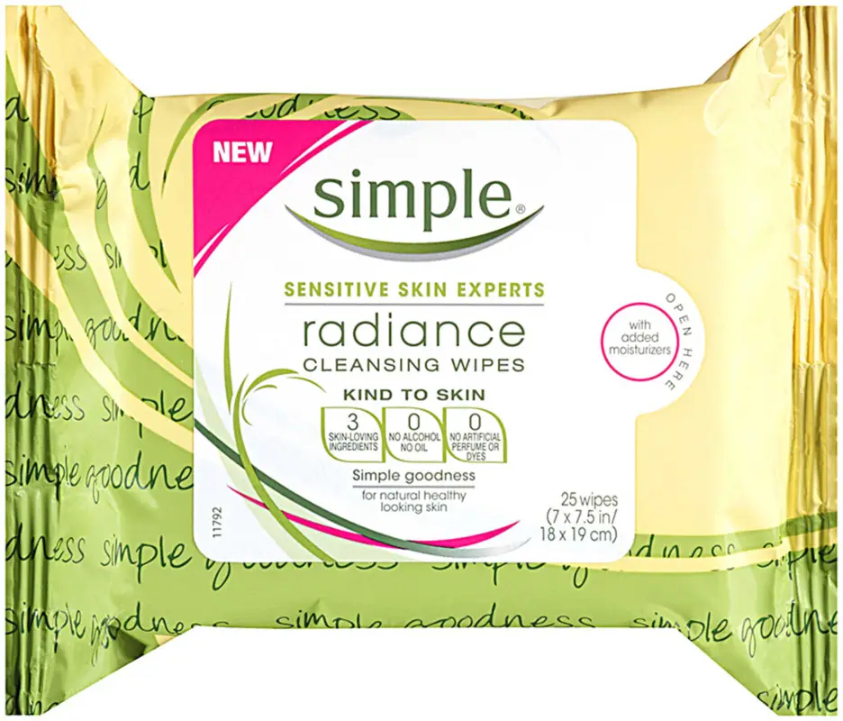 Simple Radiance Cleansing Wipes