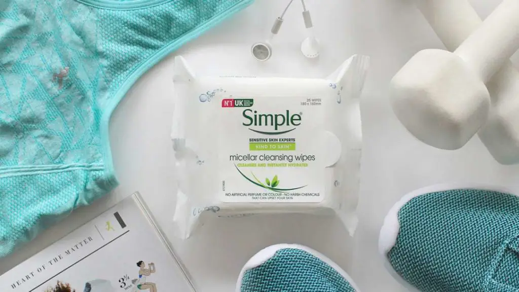 Simple Micellar Makeup Remover Wipes Yüz Temizleme Mendili