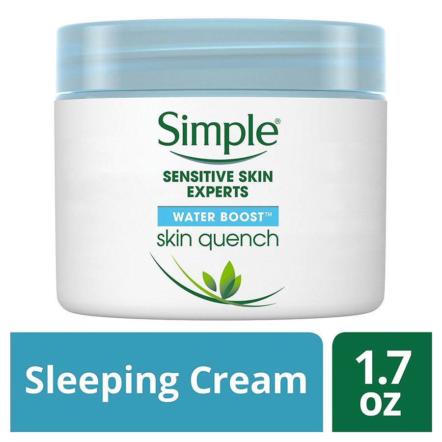 Simple Water Boost Skin Quench Sleep Cream Gece Kremi