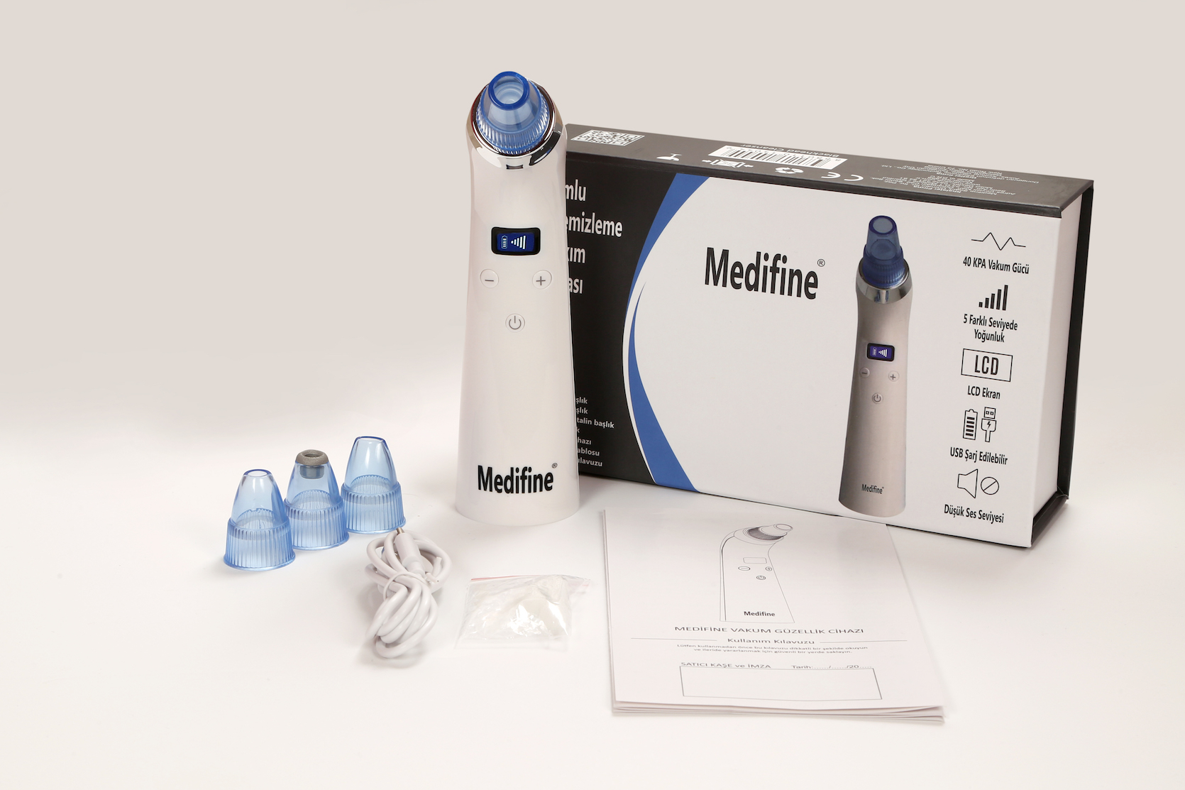 Medifine Profesyonel Vakumlu Cilt Temizleme Cihazı