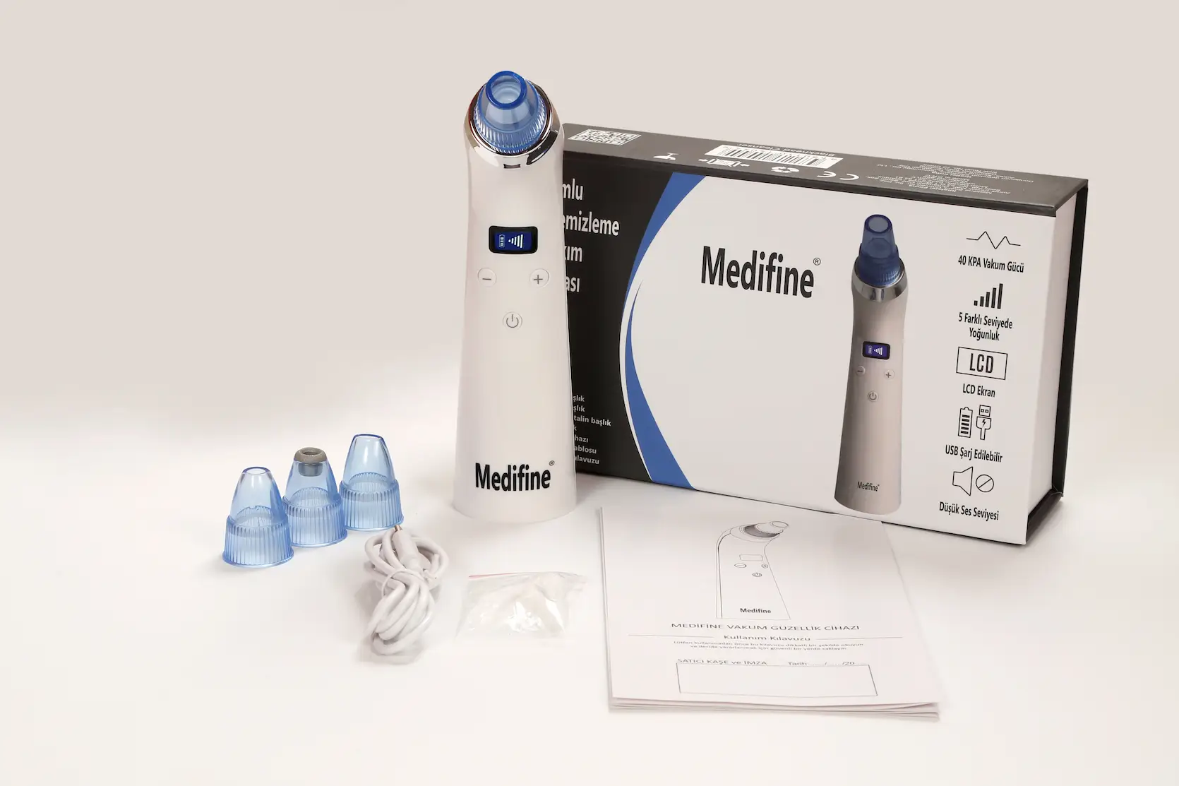 Medifine Profesyonel Vakumlu Cilt Temizleme Cihazı