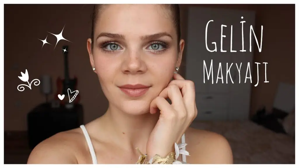 ece dinç gelin makyajı
