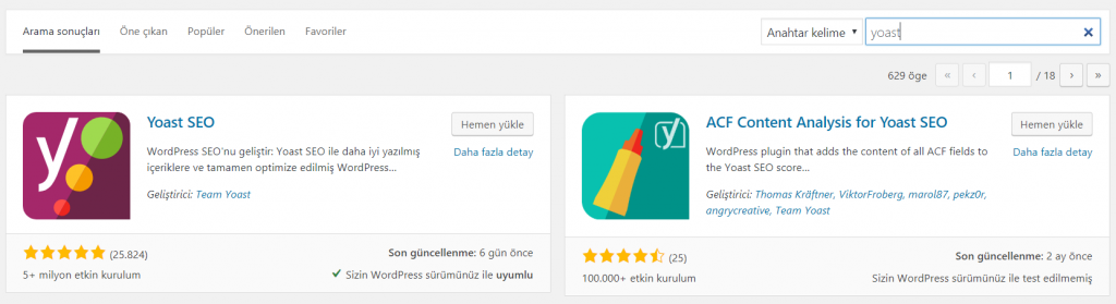 yoast seo ayarları